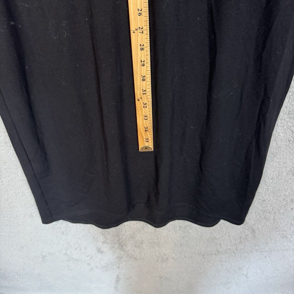 Eileen Fisher Dress Women’s S Black Maxi Woven Lagenlook Coastal - Picture 6 of 9